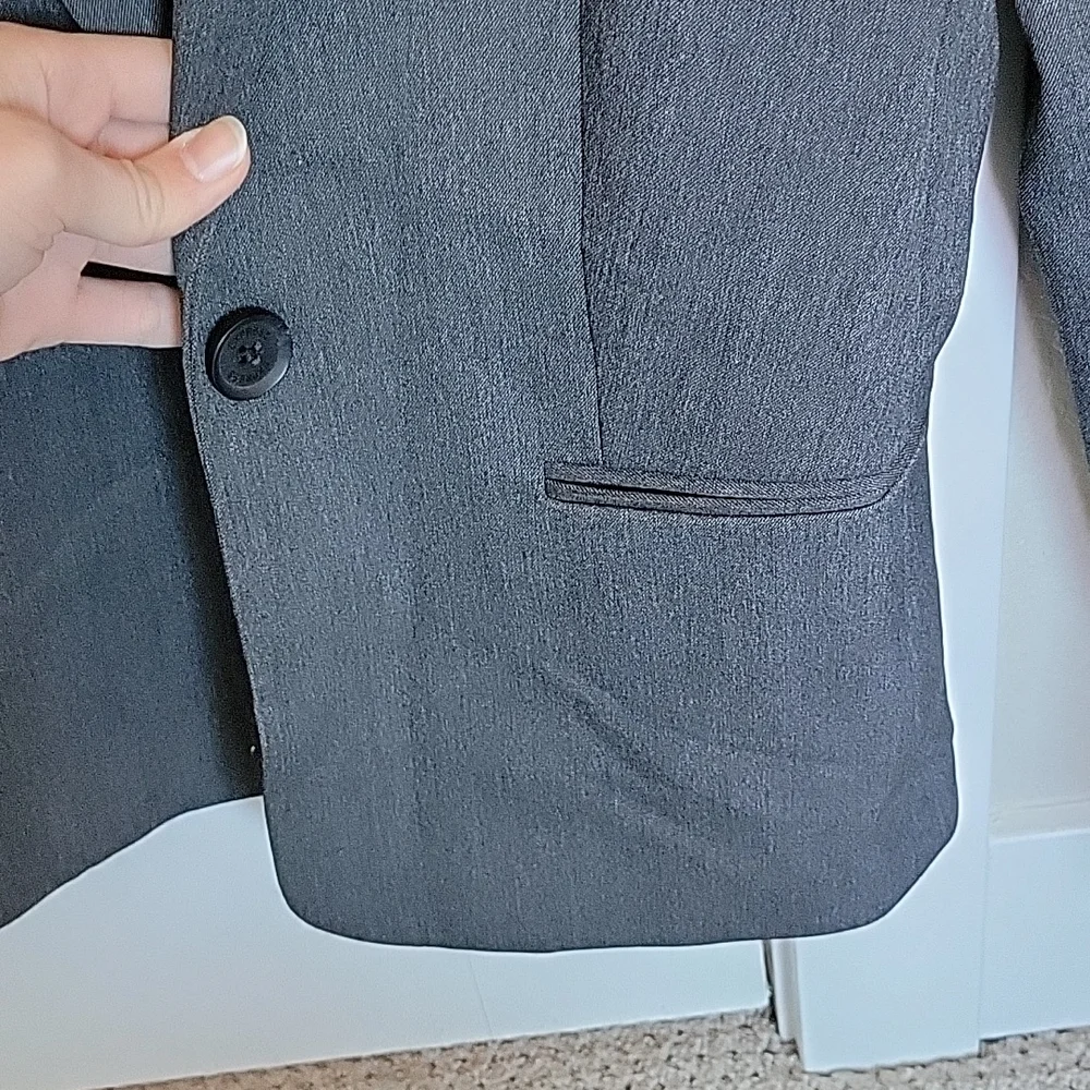 Express Women's Suit Jacket in Gray - size 4 - Picture 6 of 8
